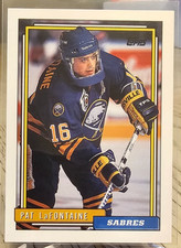 1992-93 Topps Pat LaFontaine #345 Buffalo Sabres