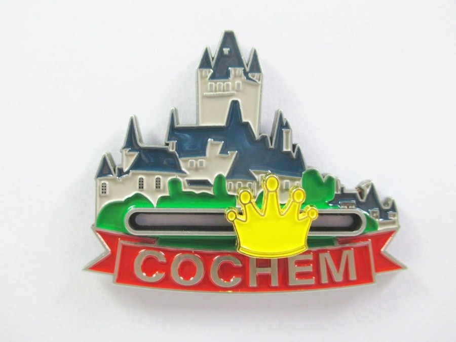 Cochem Moselle premium metal magnetic slider souvenir Rhineland-Palatinate Re...