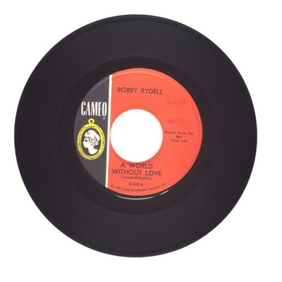 Bobby Rydell - A World Without Love; Our Faded Love - Vinyl Record 45 RPM 7''
