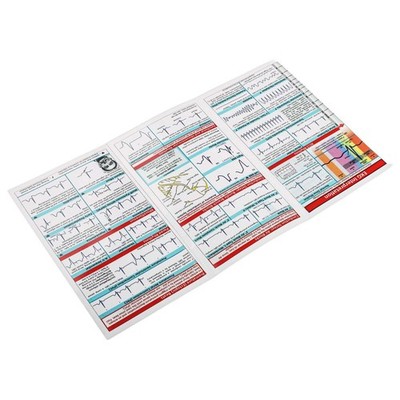 Pocket Guide Karten zur Rhythmusanalyse und EKG-Anomalien Identifizierung