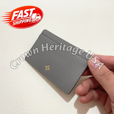 PATEK PHILIPPE  Calatrava Grey Saffiano Leather Wallet Rare Collector Edition
