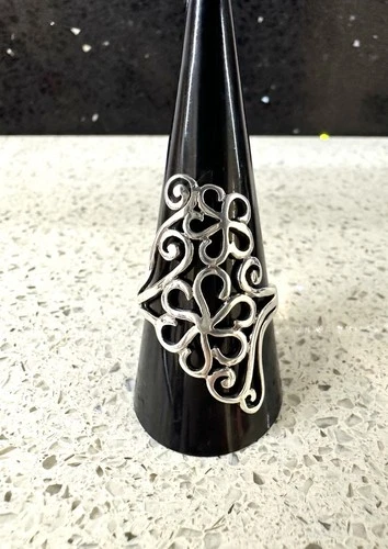 Vintage Sterling Silver Boho Style Ring. Size U