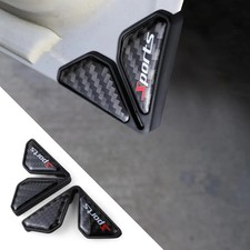 2PCS Car Door Corner Guards, Carbon Fiber Auto Front Door Edge Guards, Anti-Coll