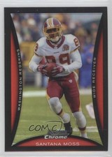 2008 Bowman Chrome Refractor Santana Moss #BC205 18n7