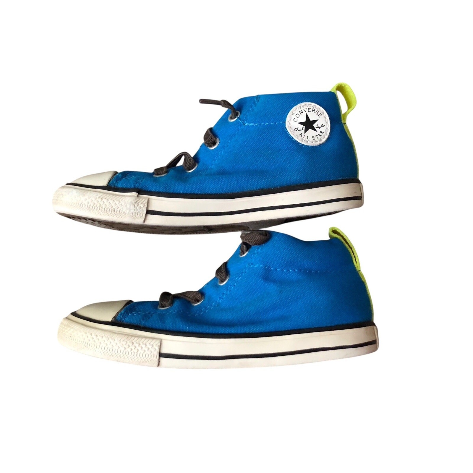 Converse Chuck Taylor Toddler Size 10 Blue High Top Sneakers Canvas Kids Shoes thumbnail 4