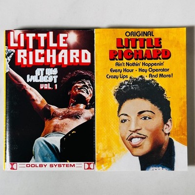 Little Richard - Cassette Lot of 2 - Original Little Richard - At His Wildest