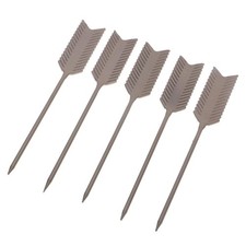 5 St&uuml;ck Edelstahl Cocktail Picks Martini Fruit Stick f&uuml;r Party Black