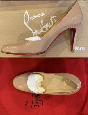 EU37.5 Christian Louboutin ベージュ ヒール 美品箱付 s-l400.jpg