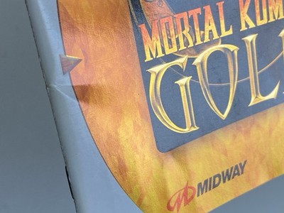 Mortal Kombat Gold Sega Dreamcast Complete Game Yellow Disc Case