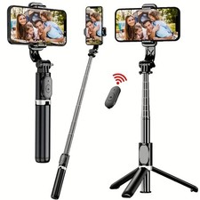 Selfie Stick Tripod Stand Bluetooth Remote 360 Rotation- iPhone Android others