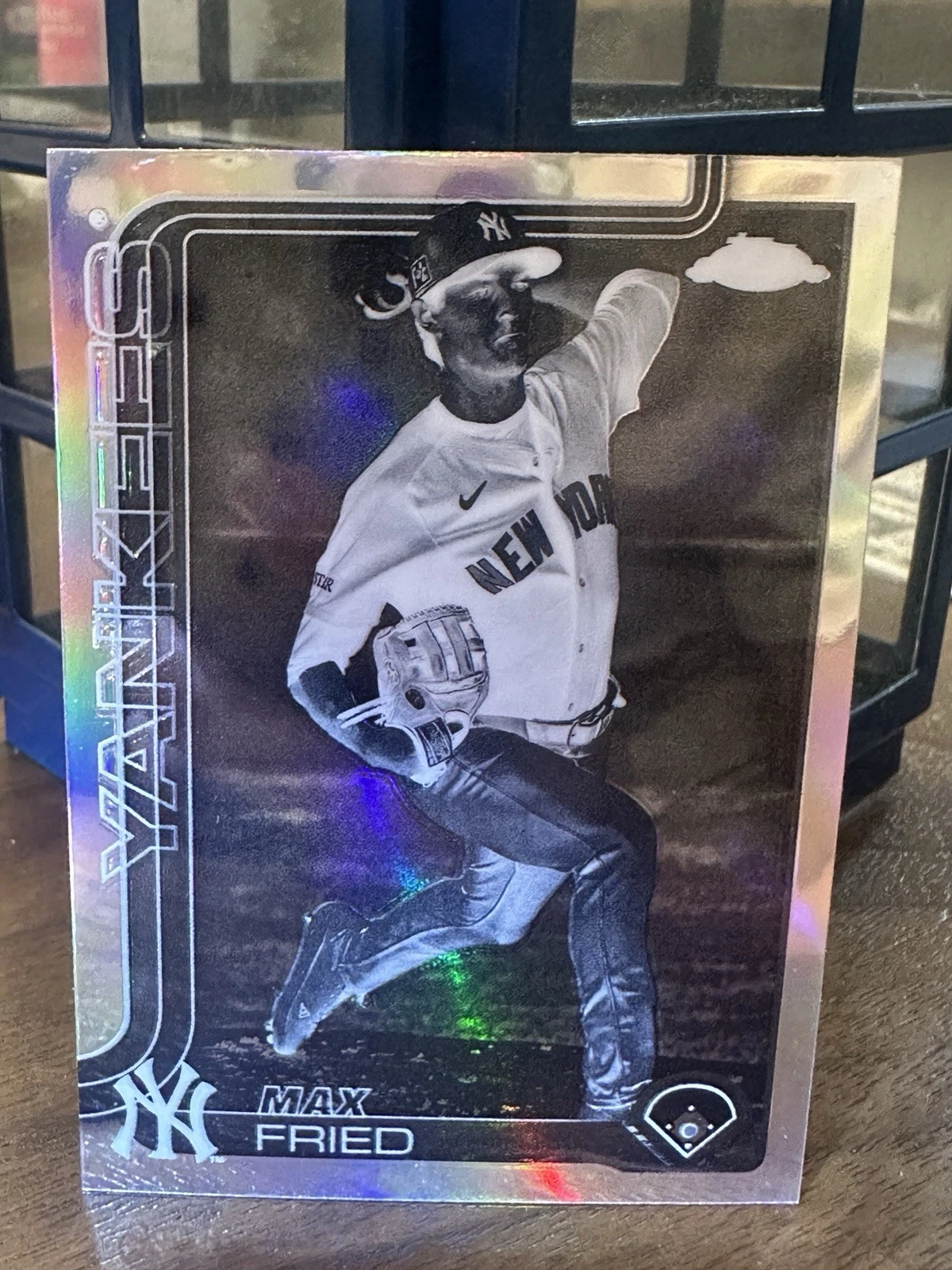 2025 TOPPS CHROME MAX FRIED NEW YORK YANKEES NEGATIVE REFRACTOR #39