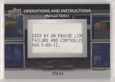 2022 Upper Deck Cosmic Operations and Instructions STS-34 #OI-15 12g7