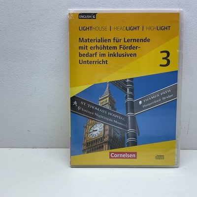 G Lighthouse/Headlight/Highlight 3 Förderbedarf Kopiervorlagen Schülerbuch NEU