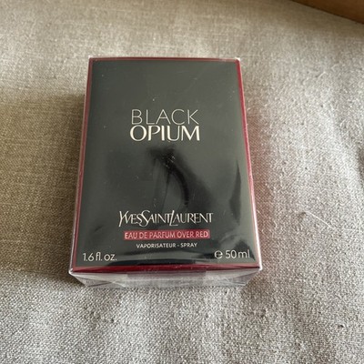 YSL Black Opium Eau De Parfum Over Red 1.6 fl oz / 50 ml Spray NIB Sealed