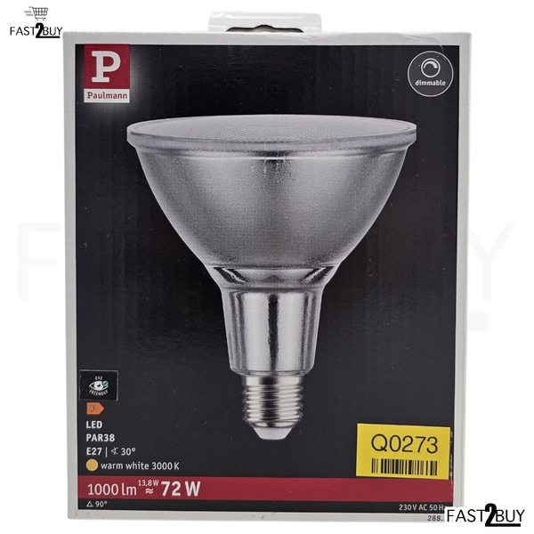 Paulmann Led PAR38 E27 13,8W 3000K Warmweiß Dimmbar-image