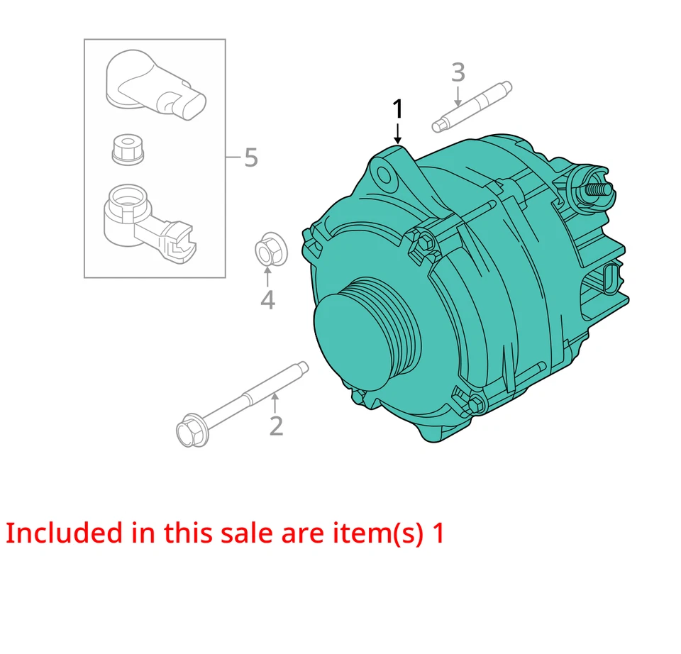 Alternador Ford F150 2013 fabricante de equipos originales 114 k millas - LKQ378643649 Foto 4 de 4