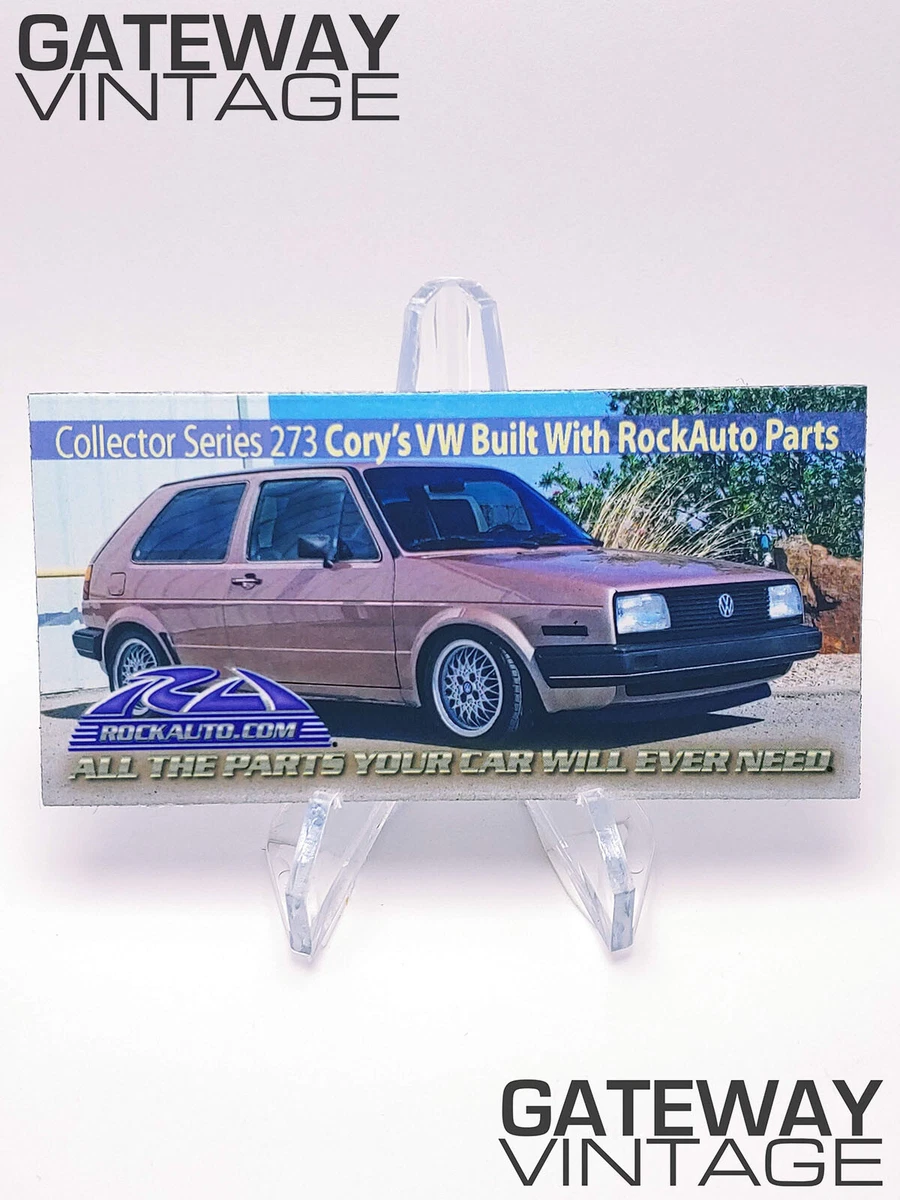 273 Cory s VW ROCK AUTO COLLECTOR CAR MAGNET ROCKAUTO.COM 1986 Volkswagen Golf