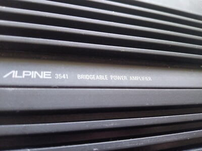Old School Alpine 3541 Two Channel Amplifier. NOT WORKING FREE