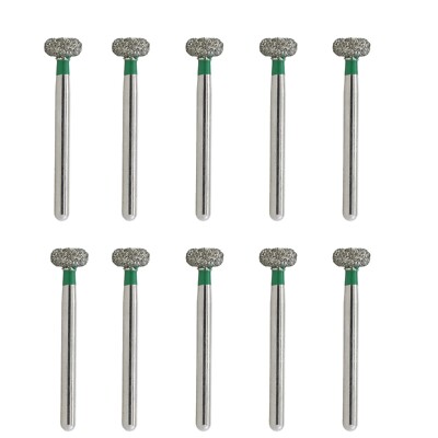 Dental Diamond Burs FG Wheel Donut Shape 909/042C Coarse Grit High Speed Burr