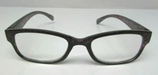 Foster Grant Sight Station ALLEGRA Red Paisley Reading Glasses See Description