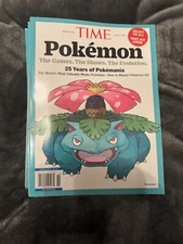 Pokemon Venusaur Time Magazine Special Edition 25 Years In America Unread Mint