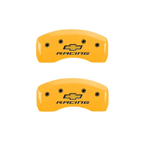 2000-2005 Chevy Monte Carlo Front + Rear Yellow MGP Brake Caliper Covers "Racing - Image 3 of 4