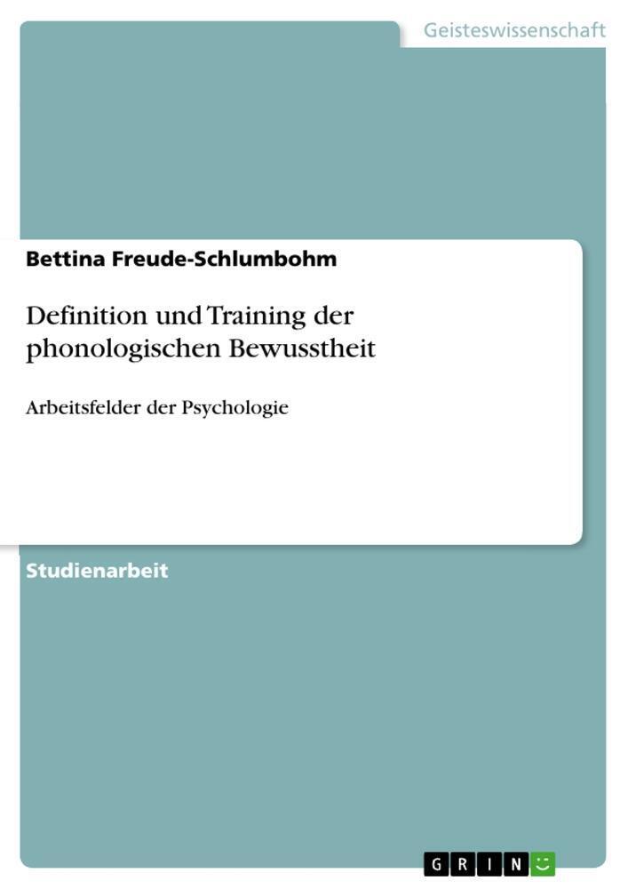 Thumbnail - Bettina Freude-schlumbohm | Definition Und Training Der