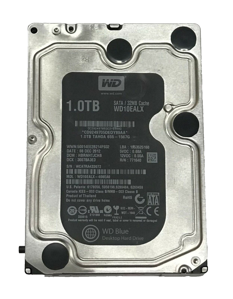 WD Black Desktop 1TB HDD SATA 3Gb/s 32MB Cache 7200 RPM Hard