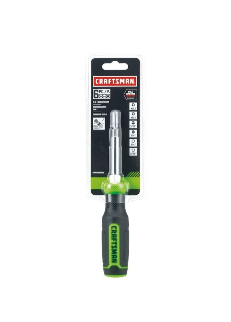 Craftsman 6 in 1 Screwdriver High Visibility | eBay
