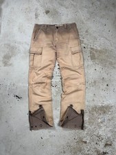Vintage y2k Faded Cargo Multipocket Tan and Brown Pants