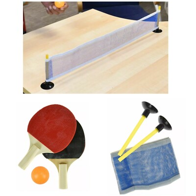 NEU MINI TISCHTENNIS SET SPASSSPIEL PINGPONG SET BALL KINDER FAMILIENSPIEL