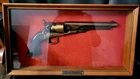 U.S. Cavalry Revolver (Framed Lithograph) 44 Cal. 1860. Teem Slinger Series