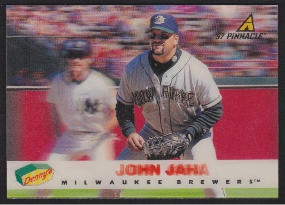 1997 Pinnacle Denny's Holograms 8 John Jaha Baseball Card Brewers eBay