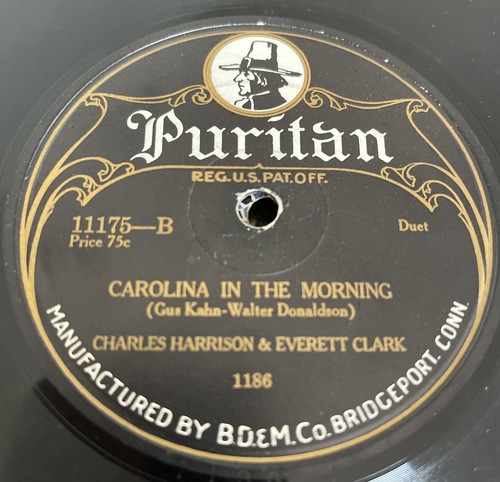 78 PreWar Jazz -Irving Kaufman- Puritan 11175 "Homesick" 1922 V+ - Picture 3 of 4