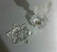 IDEA CASA - SOPRAMMOBILI - COPPIA BOTTIGLIA E STELLA - VETRO