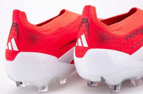 Adidas Men PREDATOR ELITE LL FG Cleats Red Football Soccer Boot GYM Spike ID3877 - Picture 7 of 9