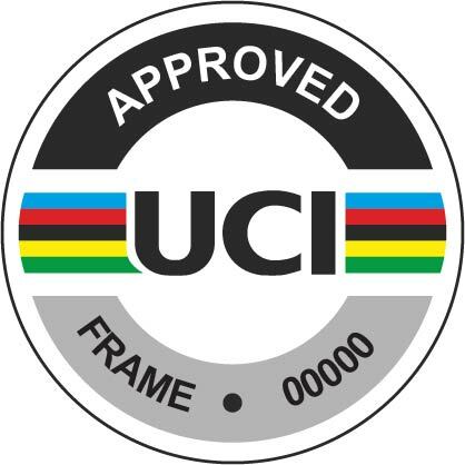 Autocollants pour cadre de vélo Uci World Champion 1 mètre - Star Sam