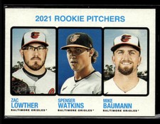 2022 Topps Heritage #72 ( Lowther / Spenser Watkins / Mike Baumann) Rookie card