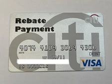 Citibank Rebate Payment Visa Debit Card Expired September 2011 Collectible