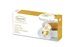 Ronnefeldt Leafcup® Ayurveda Herbs and Ginger. 15 premium herbal tea bags