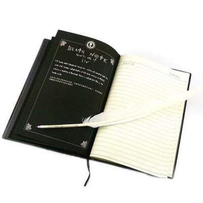 DEATH Note book & Feather Pen Writing Journal Anime Theme Cosplay