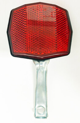 Sate-Lite 117 Red Rear Bicycle Reflector Bracket for Bike NOS