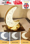 Table Lamp Crystal Night Light Touch Control USB Rechargeable Bedside Lamp Decor