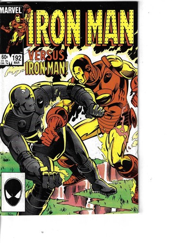 Iron Man 192 Grey Iron Man Fine+ 1985 Glossy 