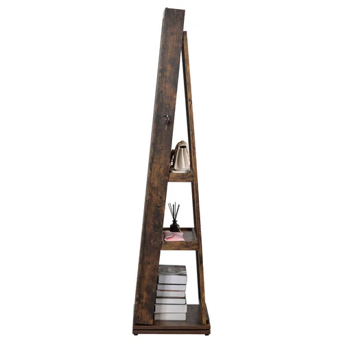 360°Swivel Jewelry Cabinet Full Length Mirror Standing Jewelry Armoire Organizer - Picture 16 of 46