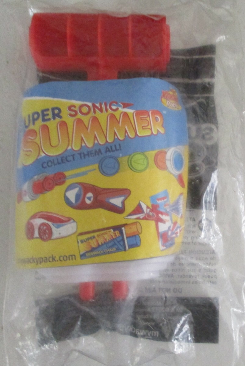 Sonic Wacky Pack Super Sonic Summer Ocean Water Blaster 2012 NEW