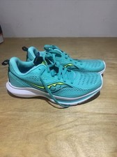 Size 6.5 B- Saucony Women's Kinvara 13 Athletic Shoes Cool Mint/Acid