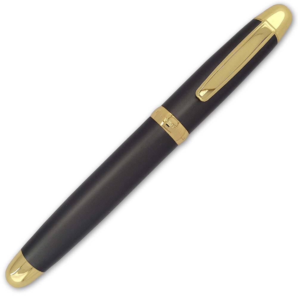 Aluminum Classic Slate Gray and Gold Pen/Sharpie Marker Cove