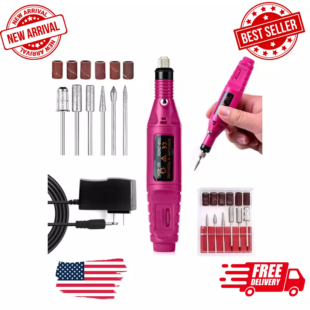 Portable Electric Nail Drill Nail Art Drill Kit for professional nail Art  Salon or personal use. : Amazon.in: Beauty