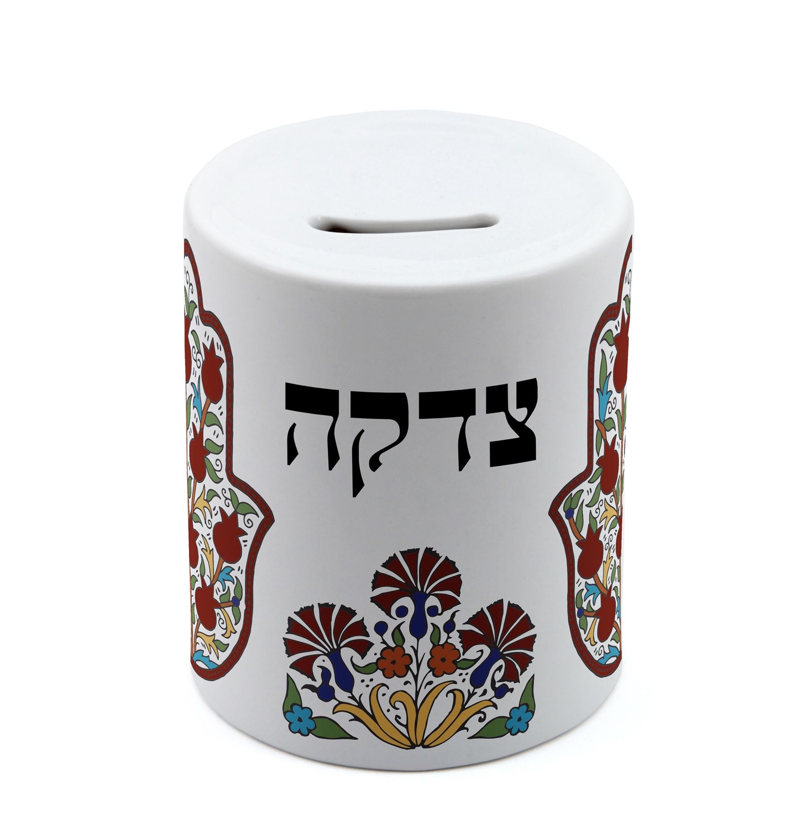 Charity Box money save Gift Israel Armeni Ceramic Tzedakah Judaica